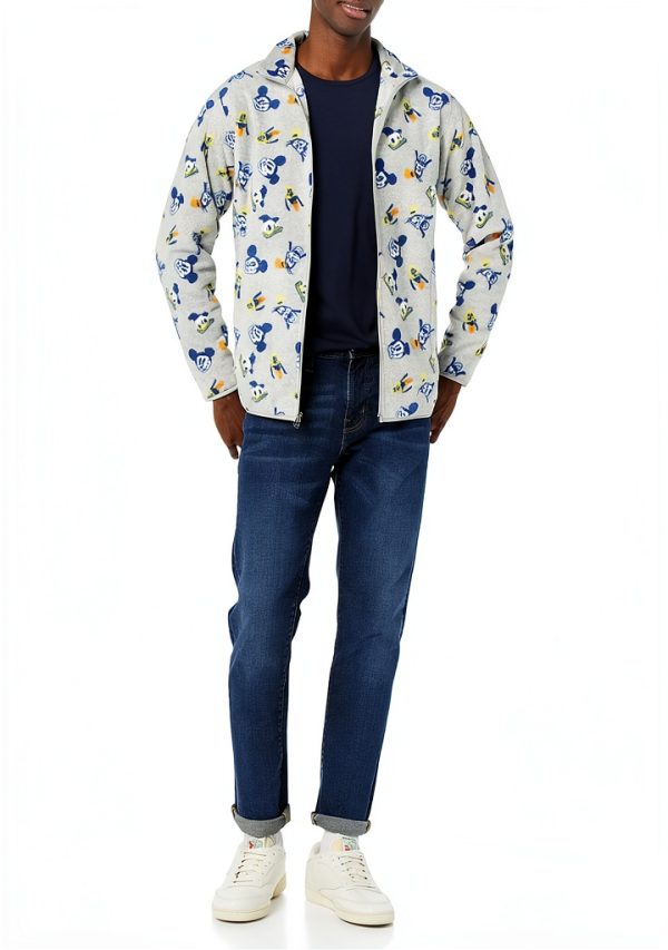 Amazon Essentials Mens Fleece Jacket Polar Fleece Mock Neck-2