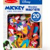 Melissa Doug Disney Mickey Wooden Magnets Toddler Toy-2