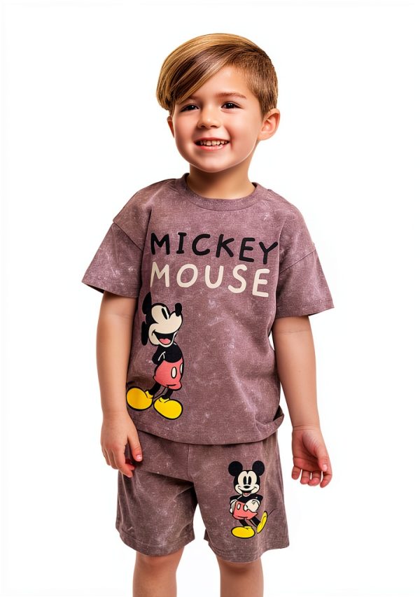 Disney Mickey Mouse Boys Short Set Tee Shorts Toddler-2