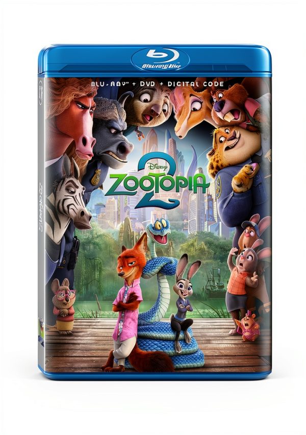 Zootopia 2 Blu-ray Disney Animated Movie Family Comedy-0