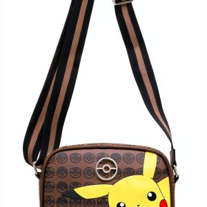 Pokemon Pikachu Crossbody Bag Adjustable Strap Womens-0