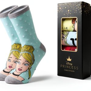 Disney Socks Women Soft Crew Character Design Gift-0