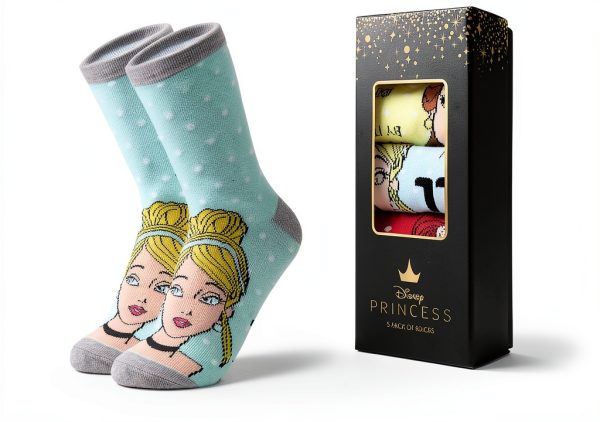 Disney Socks Women Soft Crew Character Design Gift-0