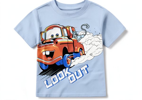 Disney Pixar Cars Tow Mater Boys Shorts Set Blue-1