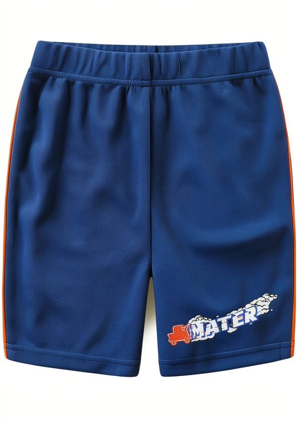 Disney Pixar Cars Tow Mater Boys Shorts Set Blue-2