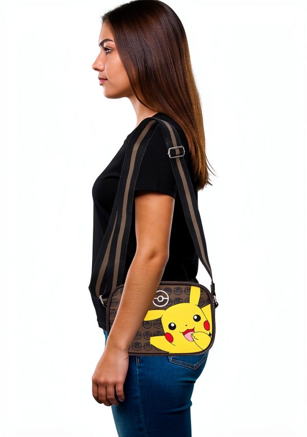 Pokemon Pikachu Crossbody Bag Adjustable Strap Womens-1