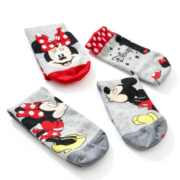 Disney Womens Crew Socks Cotton Stretch 12 Pairs-4
