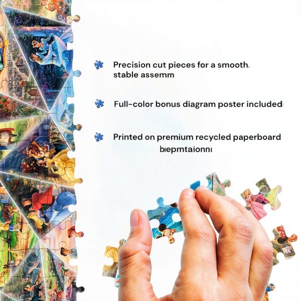 Thomas Kinkade Disney Jigsaw Puzzle Premium Materials Family-3