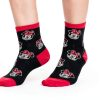Disney Socks Women Soft Crew Character Designs Stitch Minnie-6
