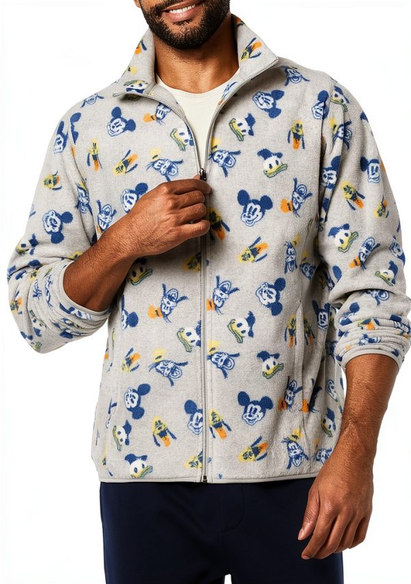 Amazon Essentials Mens Fleece Jacket Polar Fleece Mock Neck-3