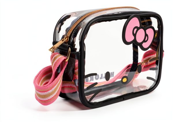 Sanrio Hello Kitty Clear Crossbody Bag Adjustable Strap-3
