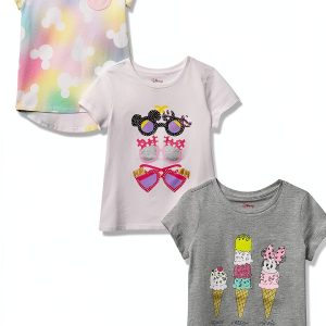 Amazon Essentials Girls T-Shirt Cotton Jersey Classic Fit-0