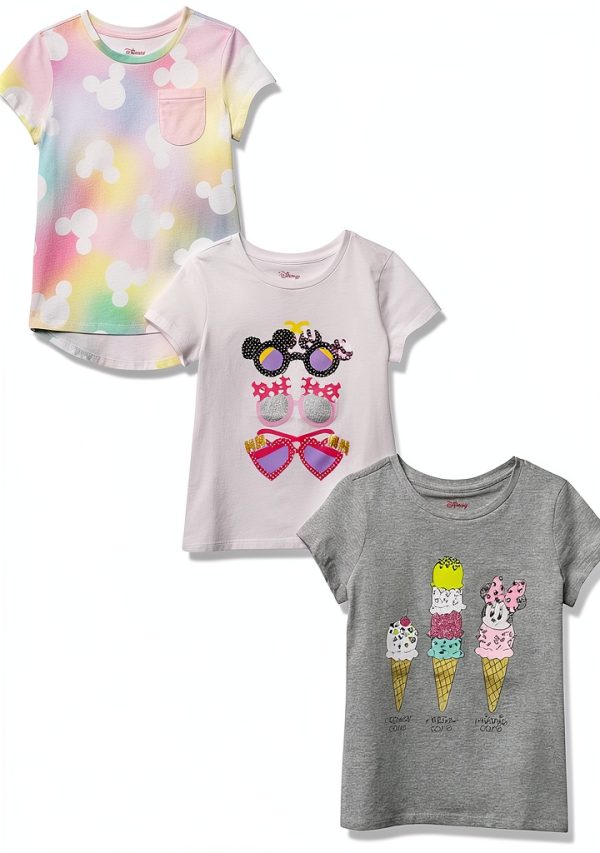 Amazon Essentials Girls T-Shirt Cotton Jersey Classic Fit-0