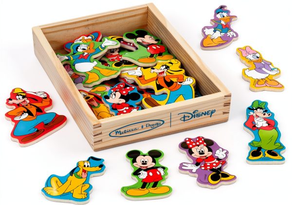 Melissa Doug Disney Mickey Wooden Magnets Toddler Toy-0