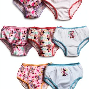 Minnie Mouse Girls Panties Cotton Underwear Handcraft-0