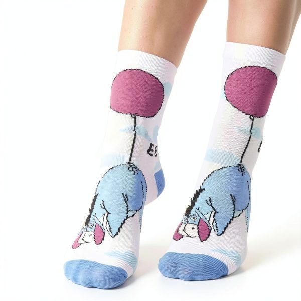 Disney Socks Women Soft Crew Character Designs Stitch Minnie-6