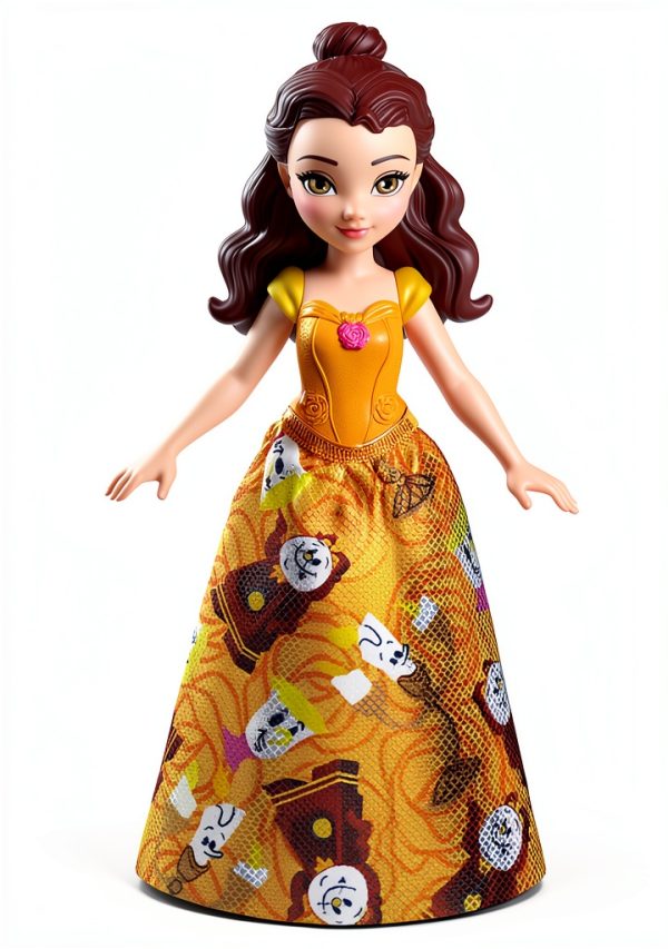 Disney Princess Doll Set Mattel 5 Pack Figures Kids Toy-3