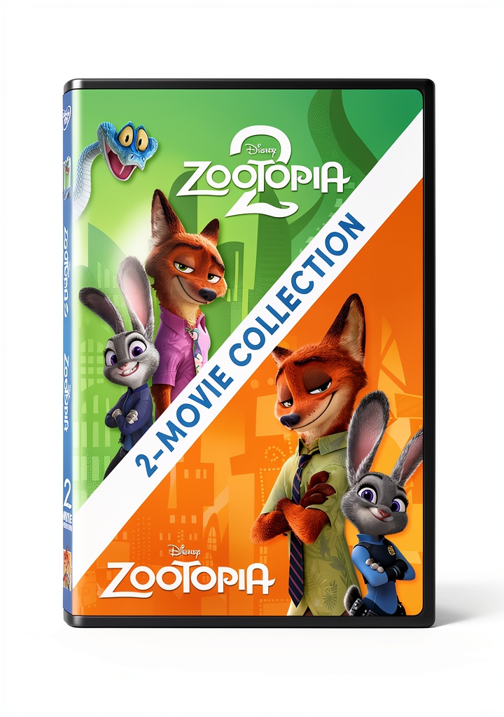 Zootopia Blu-ray case and discs displayed on a shelf