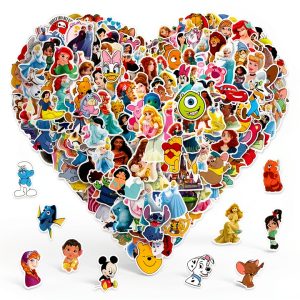 ZCXDF Cartoon Stickers Waterproof Vinyl Anime Decals 200PCS-0