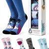 Disney Socks Women Soft Crew Character Designs Stitch Minnie-0