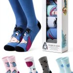 Disney Socks Women Soft Crew Character Designs Stitch Minnie-0