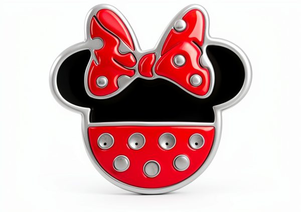 Disney Mismatched Stud Earrings Silver Plated Enamel Design-0