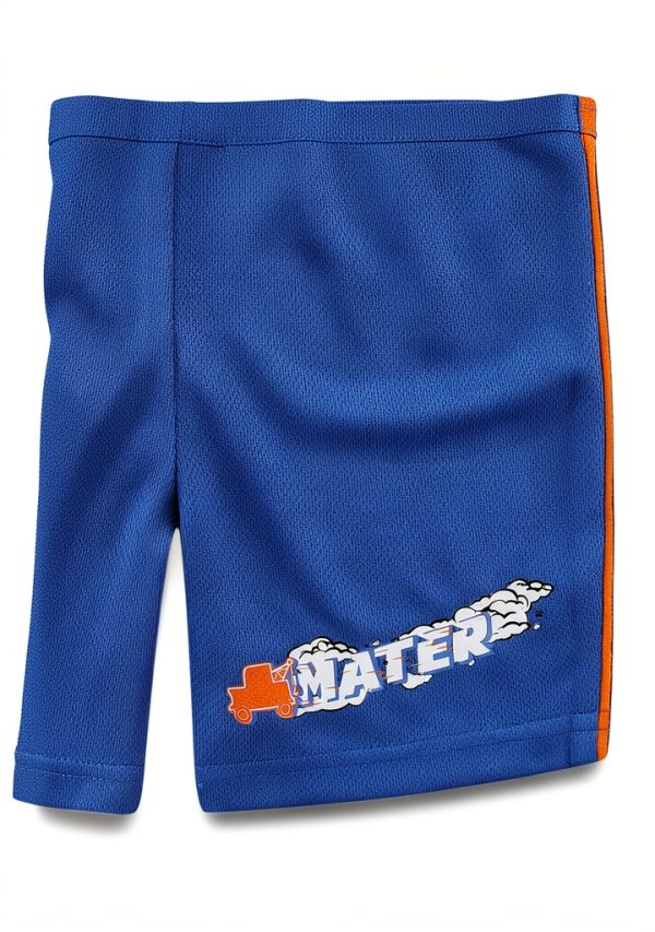 Disney Pixar Cars Tow Mater Boys Shorts Set Blue-5