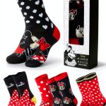 Disney Socks Women Soft Crew Character Designs Stitch Minnie-0