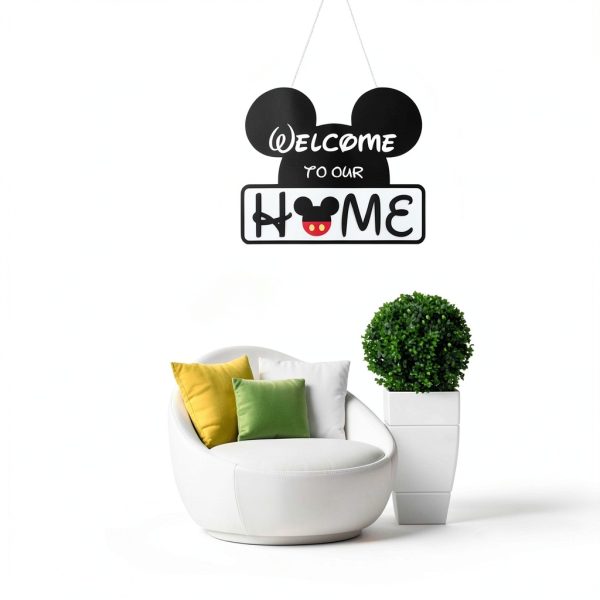 Interchangeable Welcome Sign Wooden Door Decor Home Decor-4