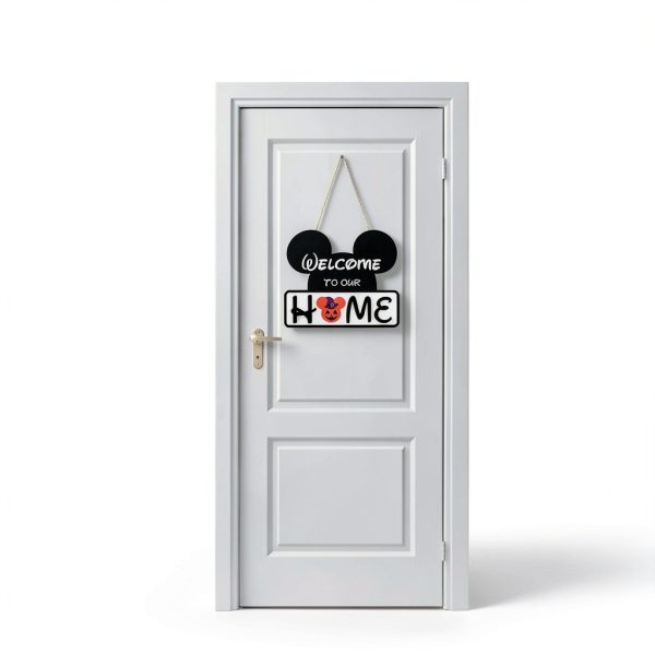 Interchangeable Welcome Sign Wooden Door Decor Home Decor-5