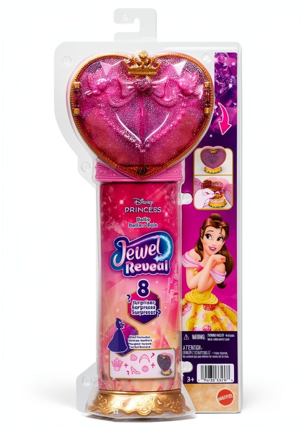 Disney Jewel Reveal Belle Doll Surprise Fashion Toy Girls-6