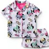 Disney Minnie Mouse Pajamas Girls Viscose Spandex Sleepwear-0