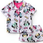 Disney Minnie Mouse Pajamas Girls Viscose Spandex Sleepwear-0