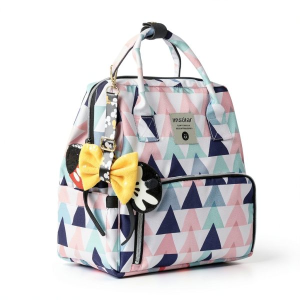 Pavo Mouse Ear Holder White Black Headband Keychain-3