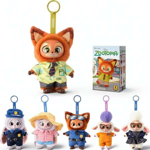 MINISO Zootopia Plush Toy Blind Box Collectible Disney-0