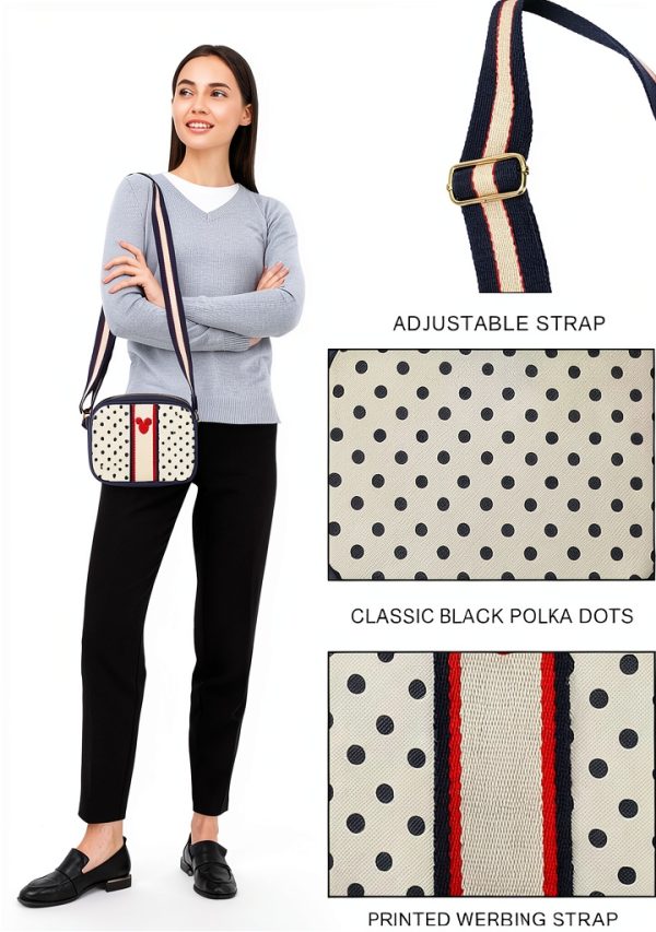 Disney Crossbody Bag Adjustable Strap PU Material Womens-1