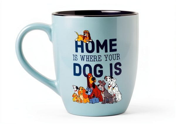 Disney Dogs Ceramic Mug Silver Buffalo 18oz Microwave Safe-1