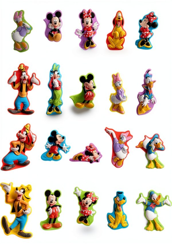 Melissa Doug Disney Mickey Wooden Magnets Toddler Toy-3