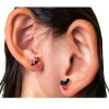 Disney Mismatched Stud Earrings Silver Plated Enamel Design-3