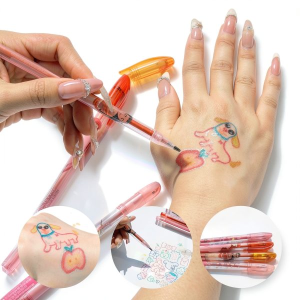 Townley Girl Body Glitter Gel Pens 16 Colors Safe Non Toxic-4