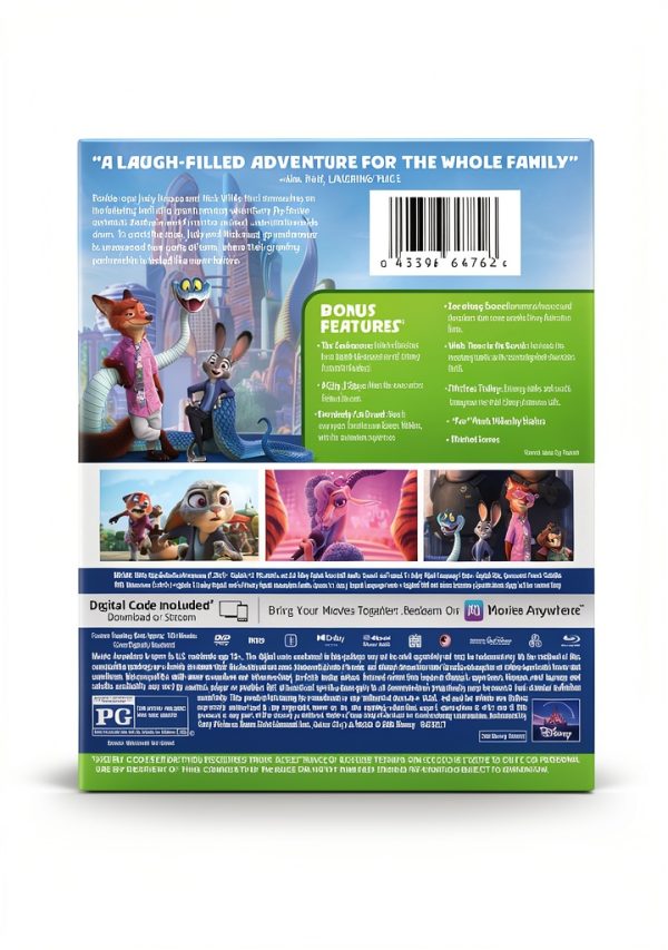 Zootopia 2 Blu-ray Disney Animated Movie Family Comedy-1
